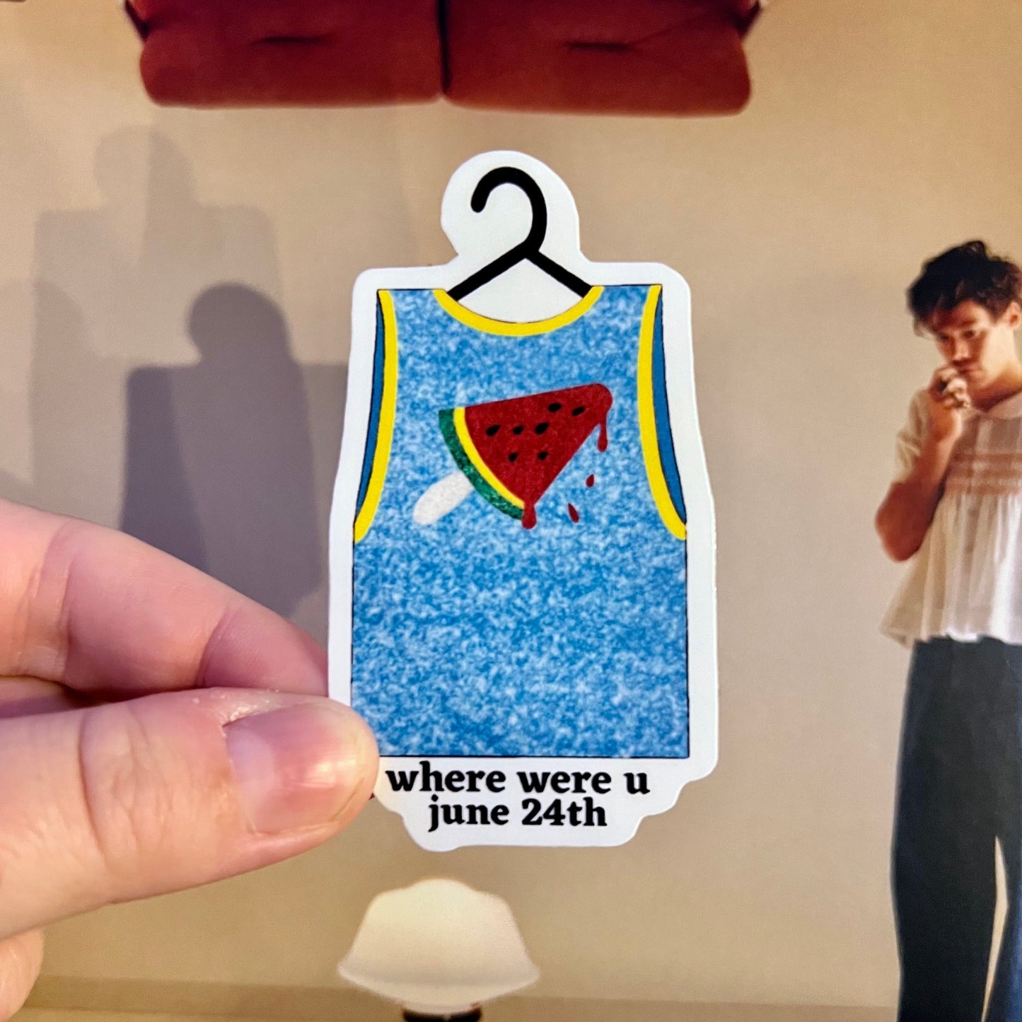 Tour Outfits Europe 2023 Glossy Sticker