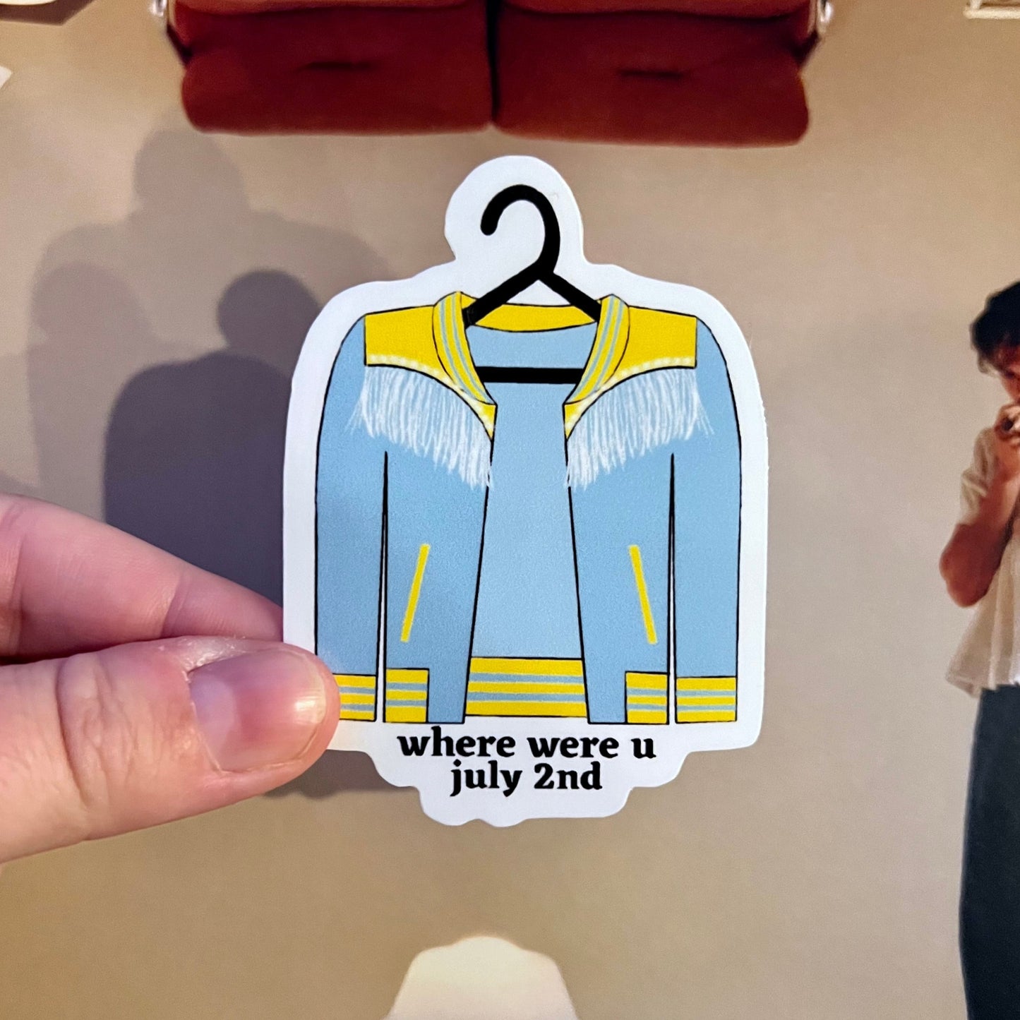 Tour Outfits Europe 2023 Glossy Sticker