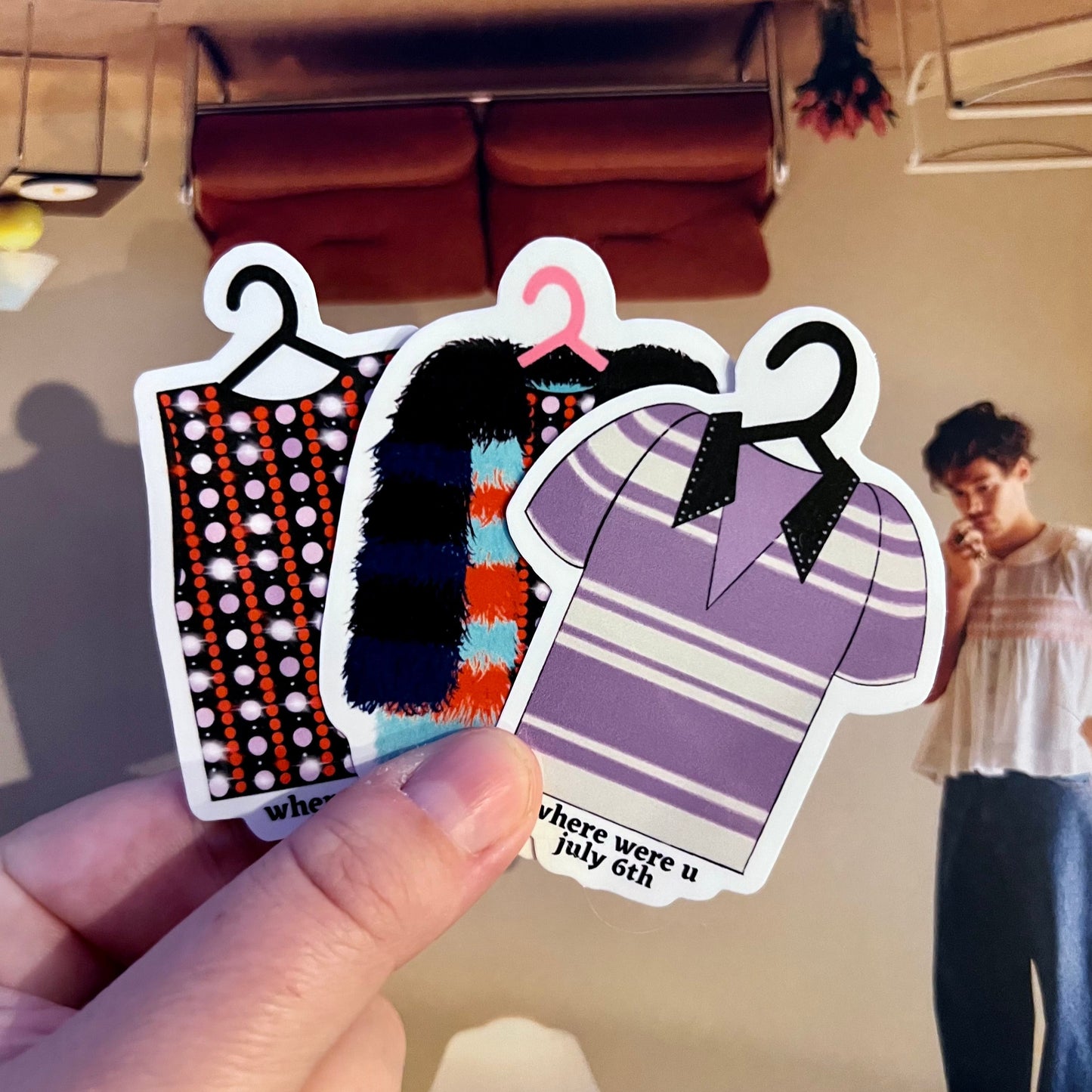 Tour Outfits Europe 2023 Glossy Sticker