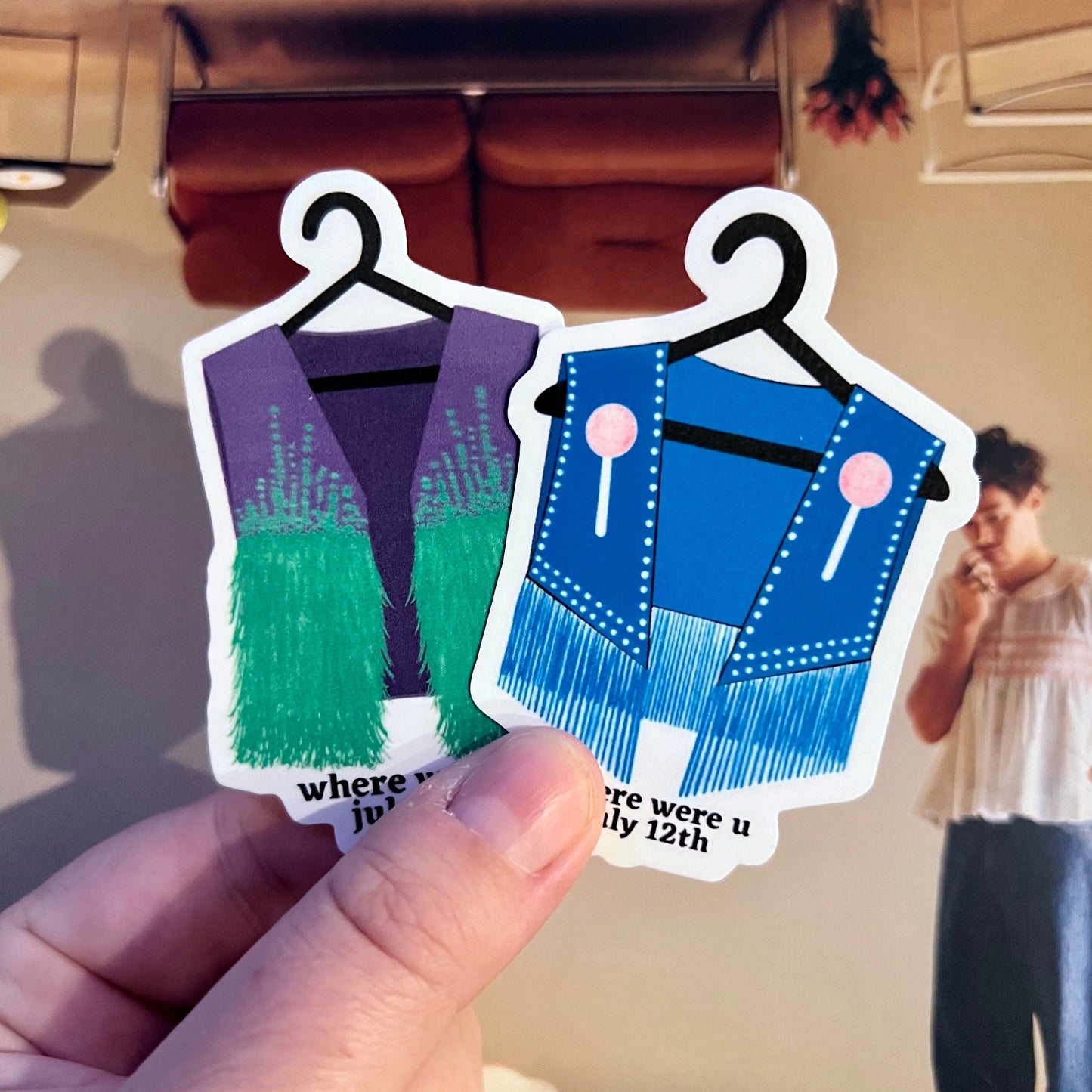 Tour Outfits Europe 2023 Glossy Sticker