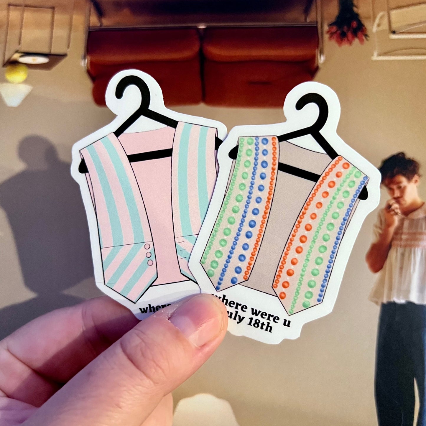 Tour Outfits Europe 2023 Glossy Sticker