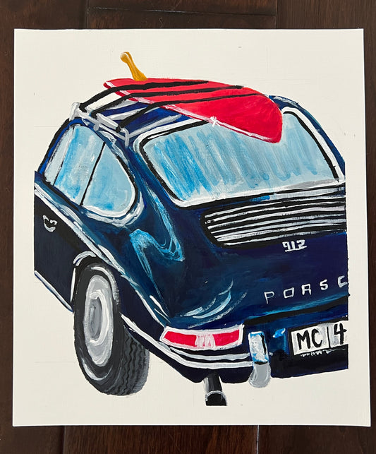 Mobile Surfboard Original Painting