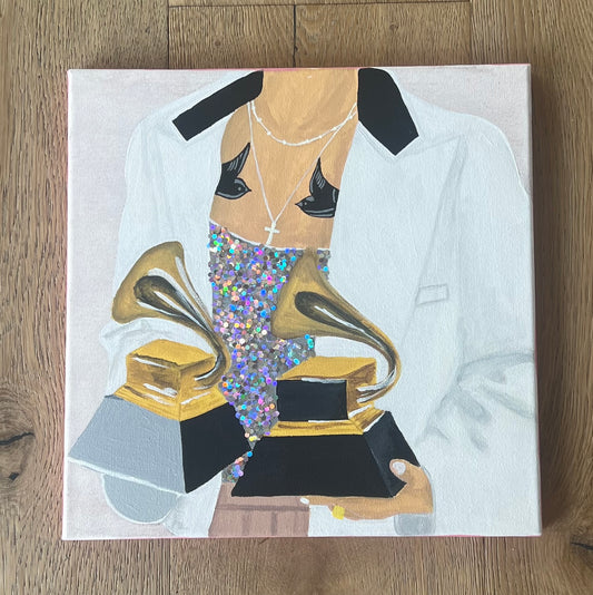 Grammy Winner Original Acrylic Painting
