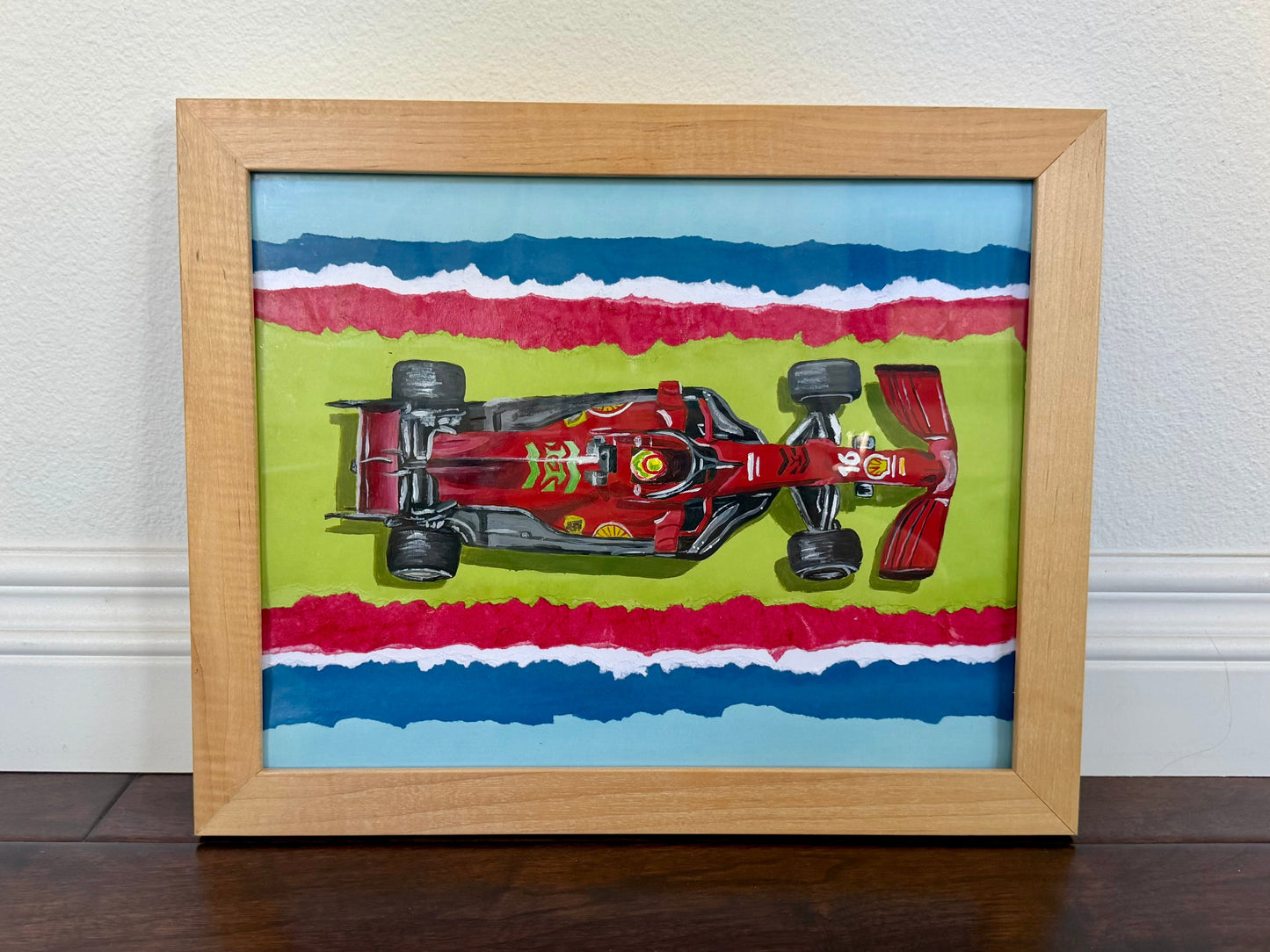 "Pit Lane" Original Acrylic Painting