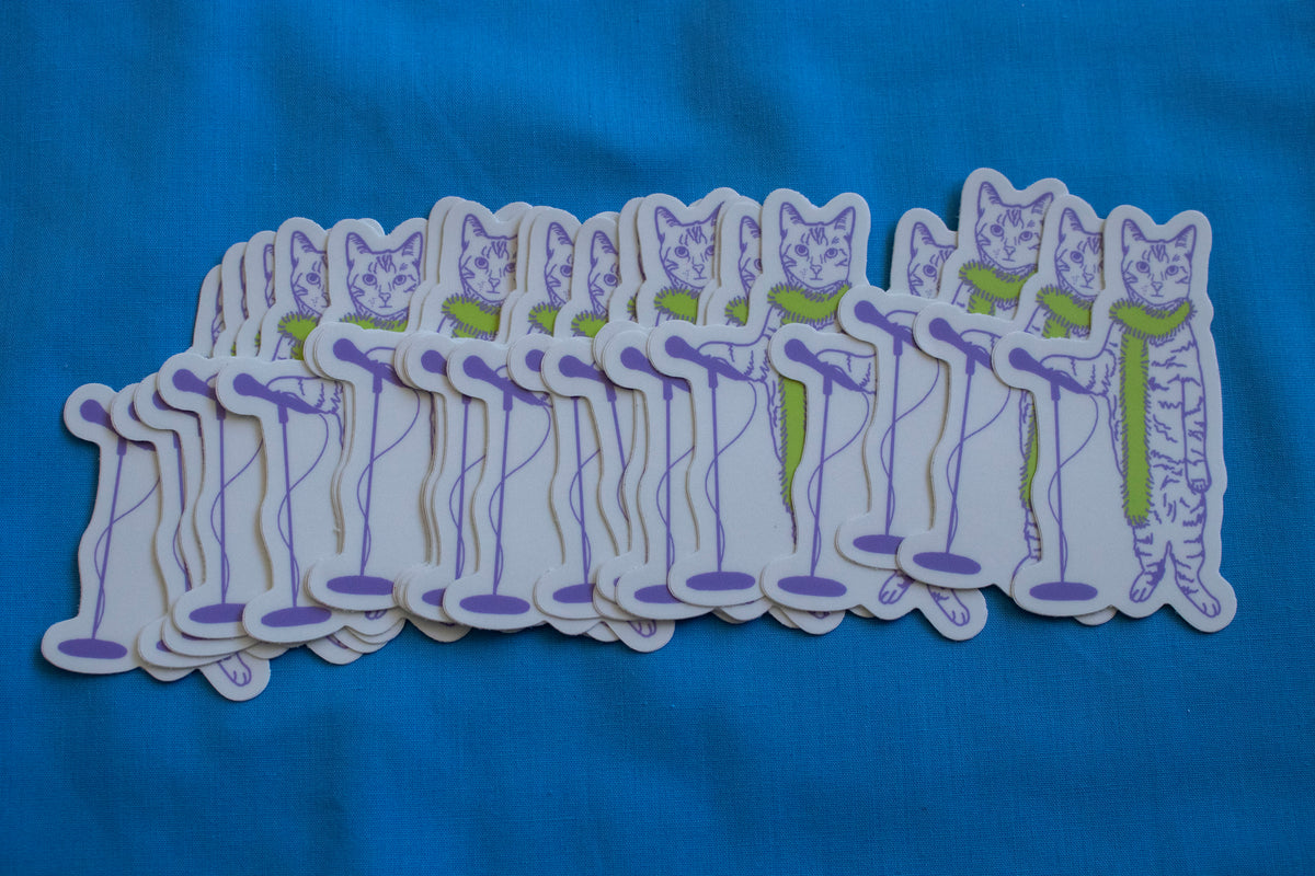 "Boa Cat" Pop Singer Vinyl Sticker