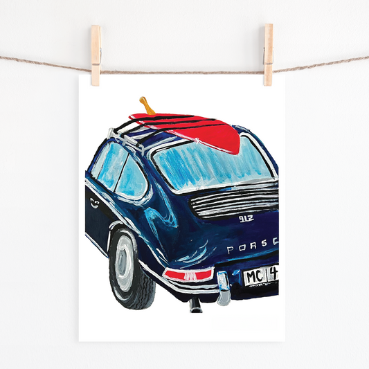 Mobile Surfboard Giclee Art Print