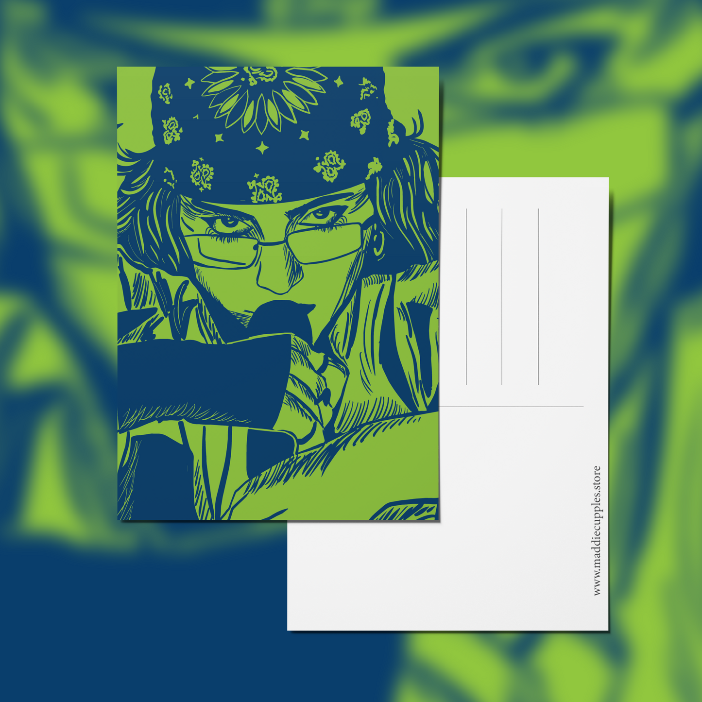 "Guess" Art Postcard