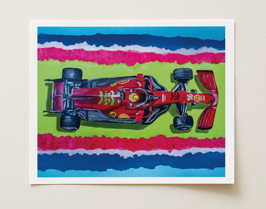 "Pit Lane" Giclee Fine Art Print