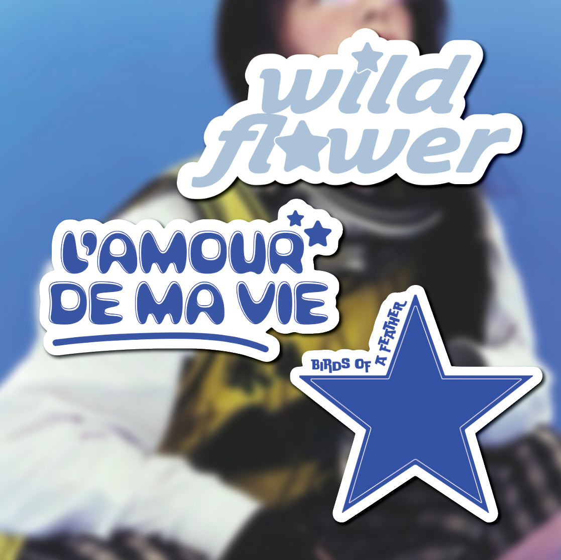 Wildflower Glossy Stickers